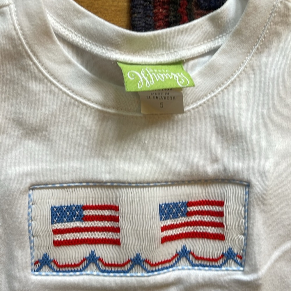 Classical Whimsey Boys - size 5 - knit smocked set - Picture 2 of 3